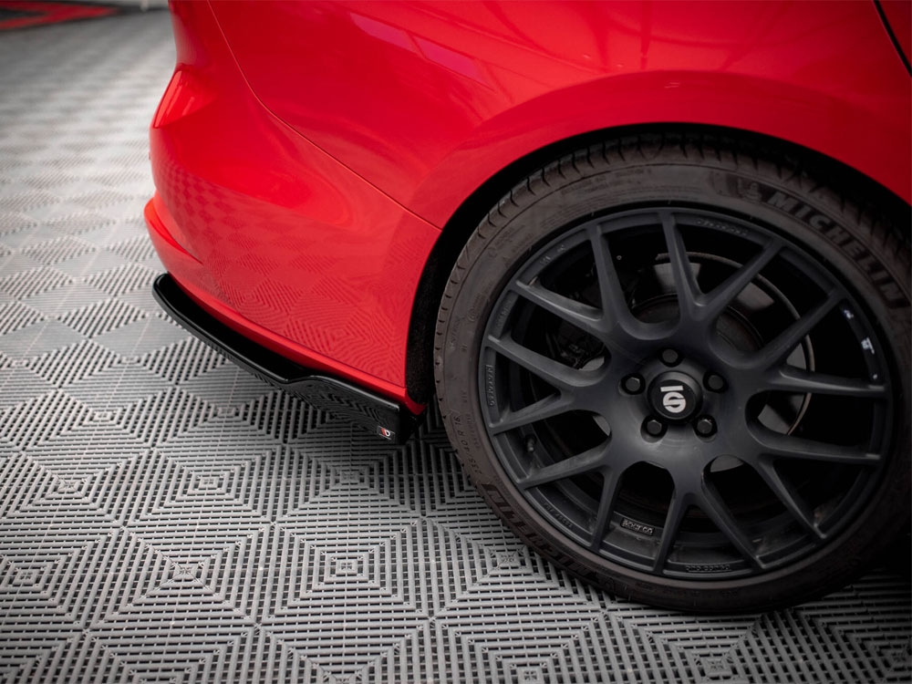 Rear Side Splitters V.6 Ford Focus ST Estate Mk4 - 4 