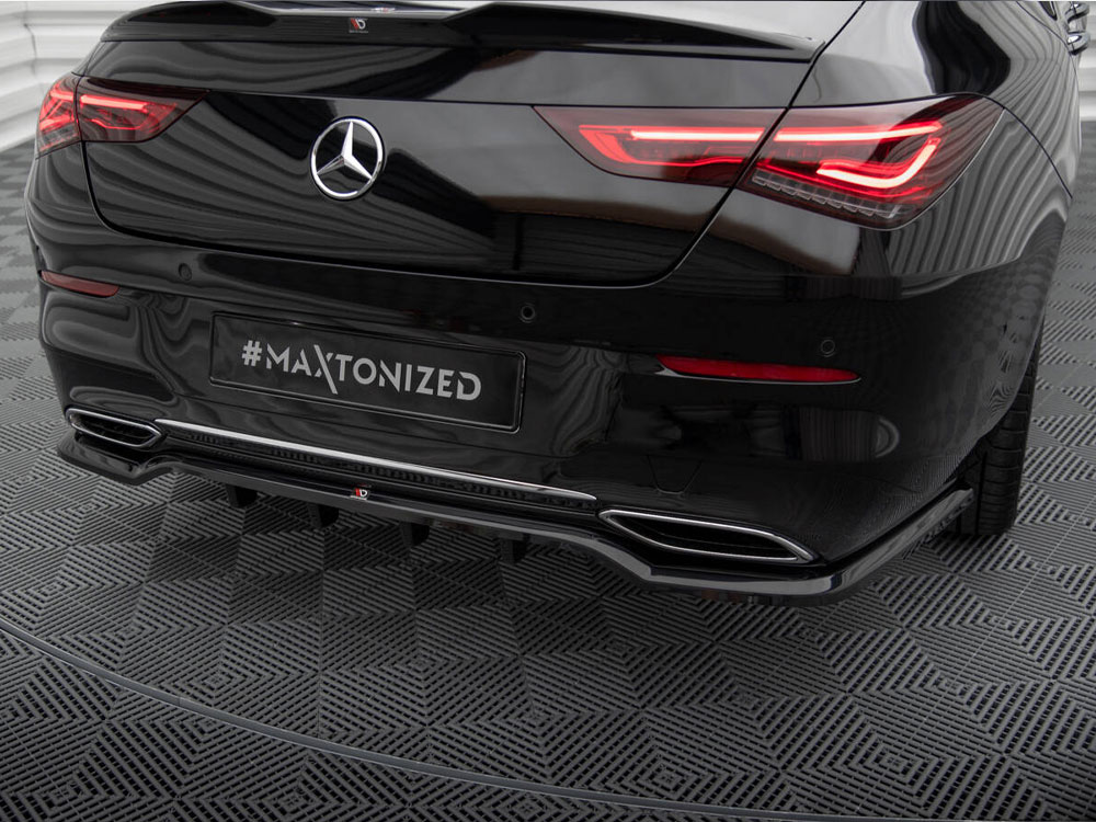 Rear Splitter (Vertical Bars) Mercedes-Benz CLA Coupe C118 - 4 