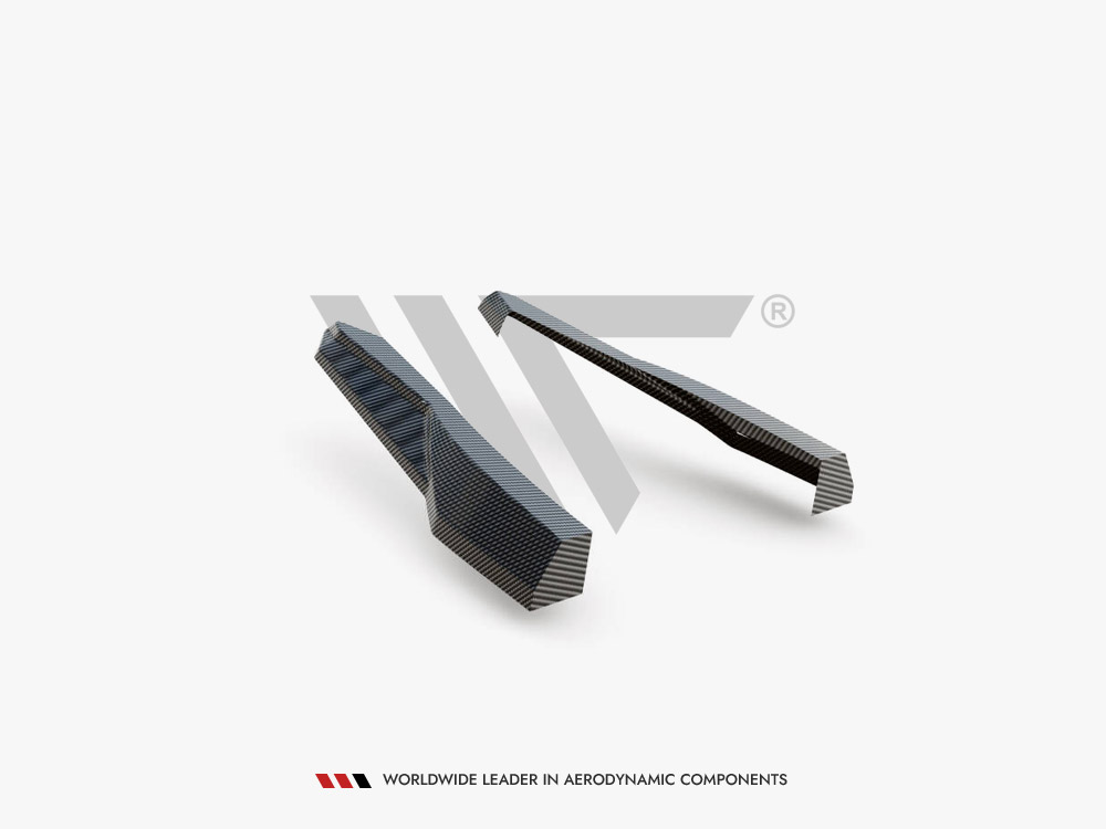 Carbon Fiber Rear Side Splitters Audi RSQ8 Mk1 - 5 