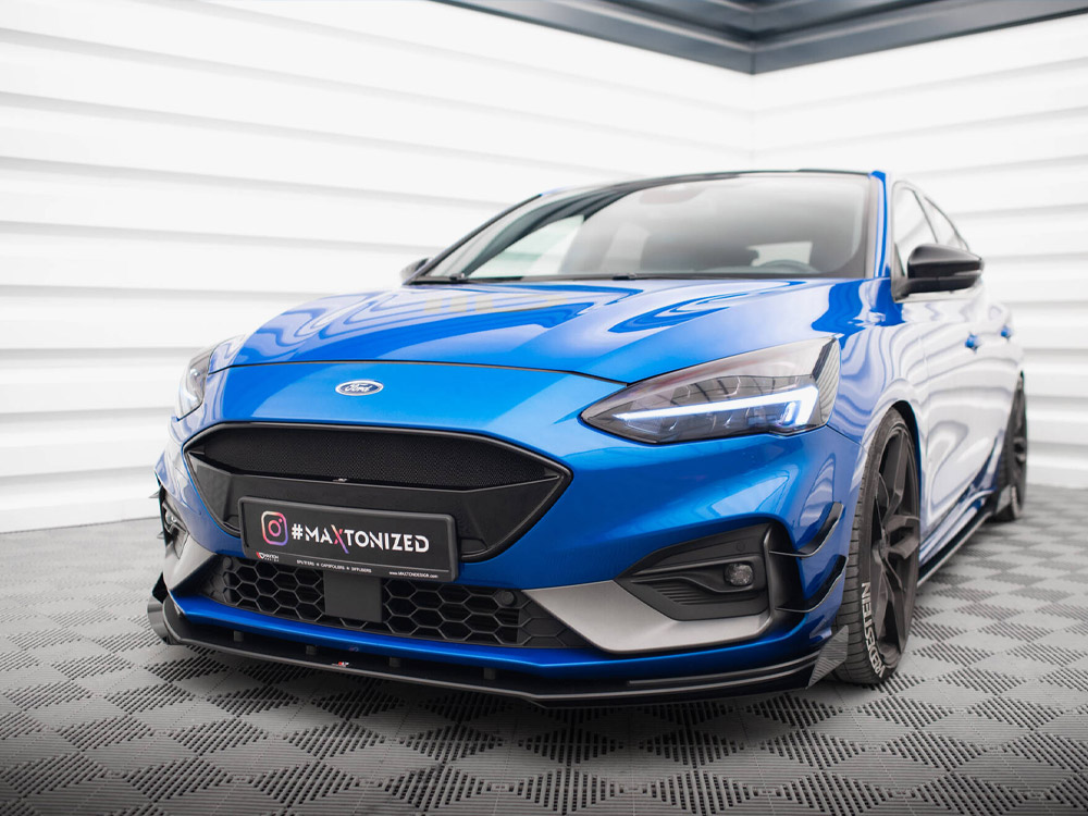 Street PRO Front Splitter + Flaps Ford Focus ST / ST-Line Mk4 - 2 