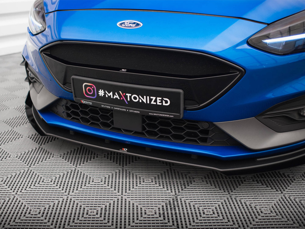 Street PRO Front Splitter + Flaps Ford Focus ST / ST-Line Mk4 - 4 