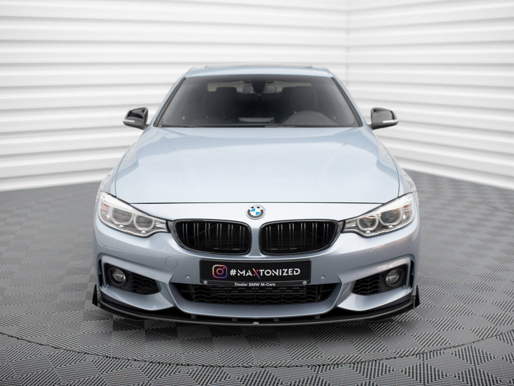 Street PRO Front Splitter + Flaps BMW 4 Coupe / Gran Coupe / Cabrio M-Pack F32 / F36 / F33 - 3 