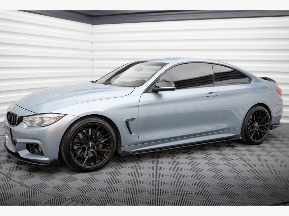 Street PRO Side Skirts Diffusers + Flaps BMW 4 Coupe / Gran Coupe / Cabrio M-Pack F32 / F36 / F33 - 2 