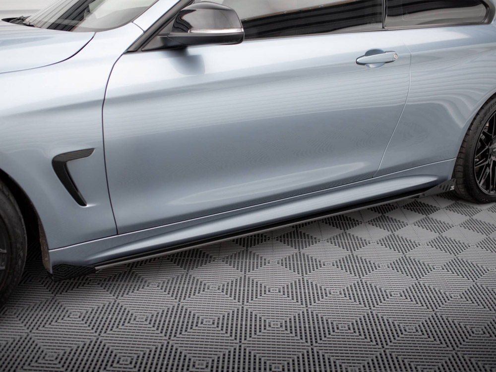 Street PRO Side Skirts Diffusers + Flaps BMW 4 Coupe / Gran Coupe / Cabrio M-Pack F32 / F36 / F33 - 3 