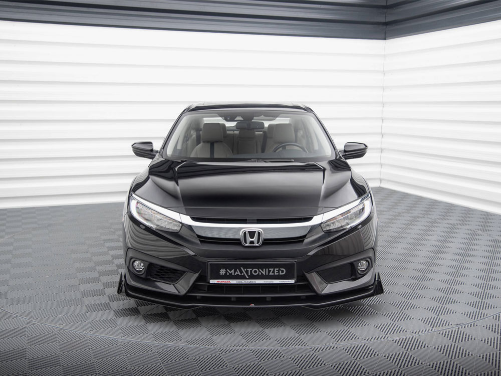Street PRO Front Splitter + Flaps Honda Civic Mk10 - 3 