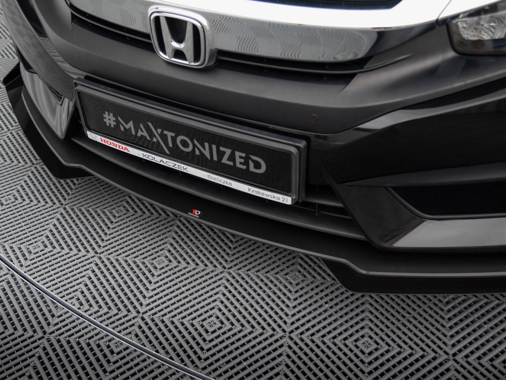 Street PRO Front Splitter + Flaps Honda Civic Mk10 - 4 