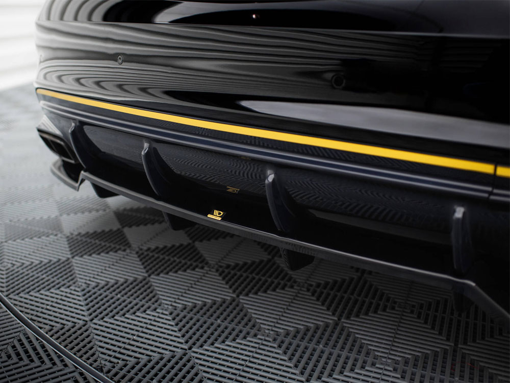 Rear Splitter (Vertical Bars) Mercedes-AMG CLA 45 C117 Facelift - 3 