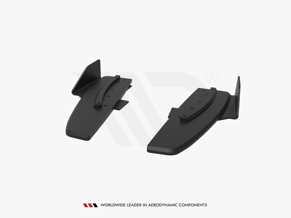 Street Pro Rear Side Splitters + Flaps Mercedes-AMG CLA 45 C117 Facelift - 5 