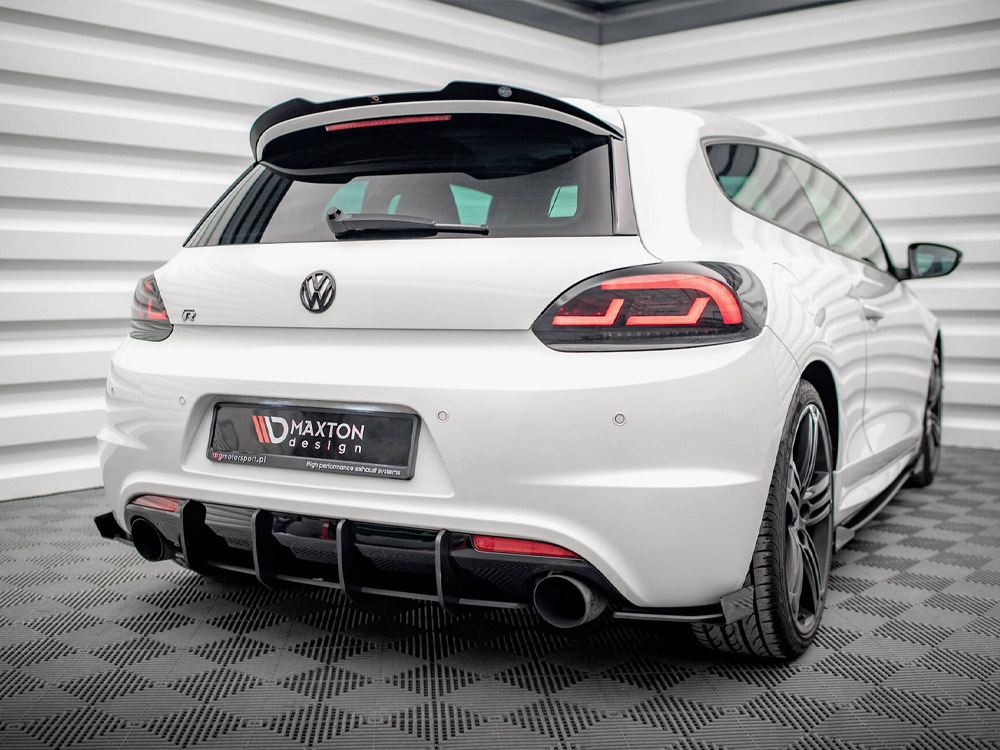 Street Pro Rear Side Splitters + Flaps Volkswagen Scirocco R Mk3 - 2 