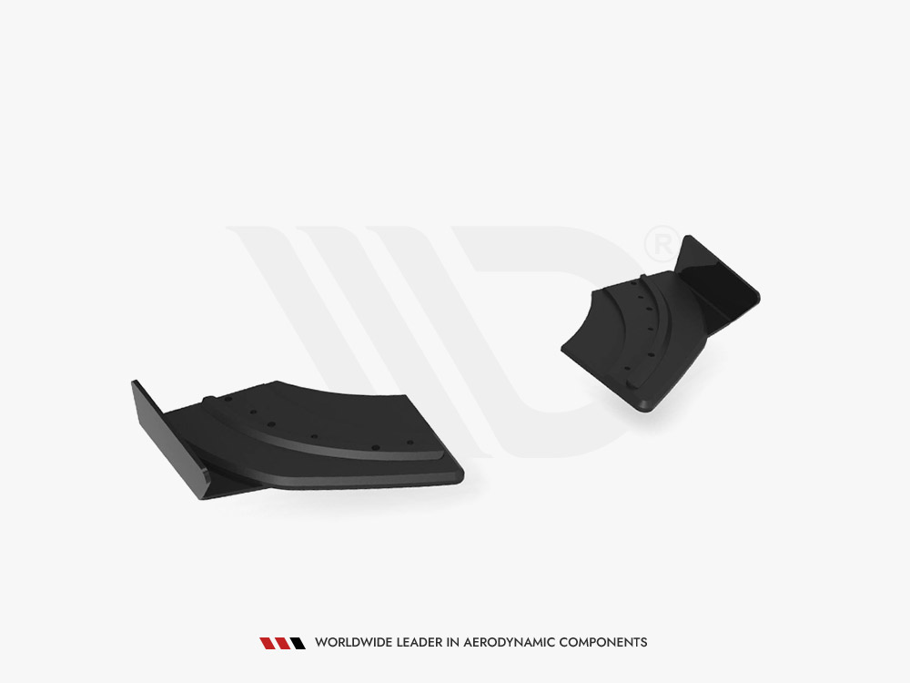 Street Pro Rear Side Splitters + Flaps Volkswagen Scirocco R Mk3 - 4 