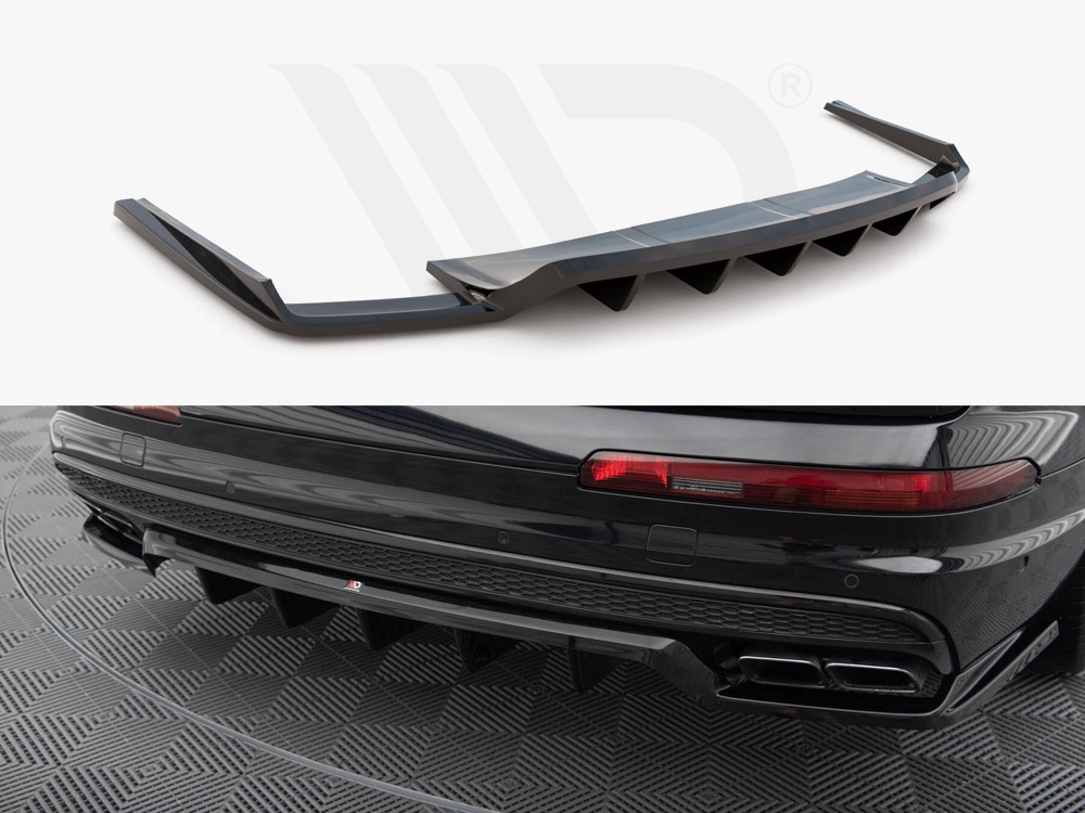 Central Rear Splitter (Vertical Bars) Audi SQ7 Mk2 - 1 