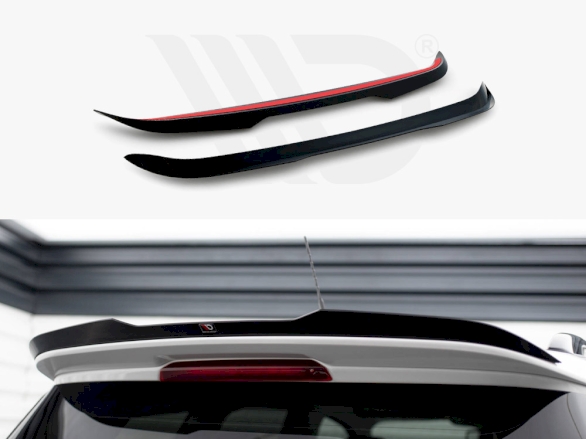 Spoiler sword front spoiler ABS for Ford Kuga DM2 facelift with ABE black  gloss