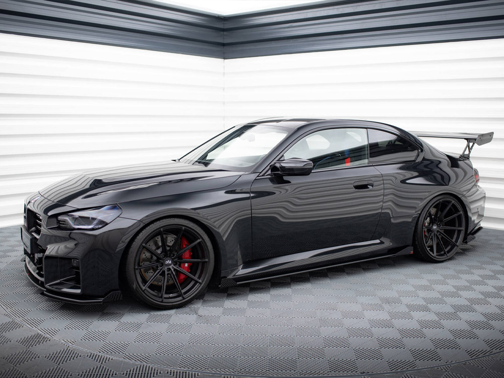 Street PRO Side Skirts Diffusers V.1 + Flaps BMW M2 G87 - 2 