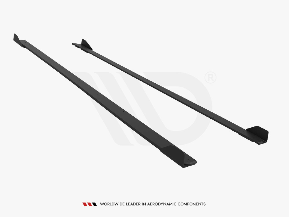 Street PRO Side Skirts Diffusers V.1 + Flaps BMW M2 G87 - 5 
