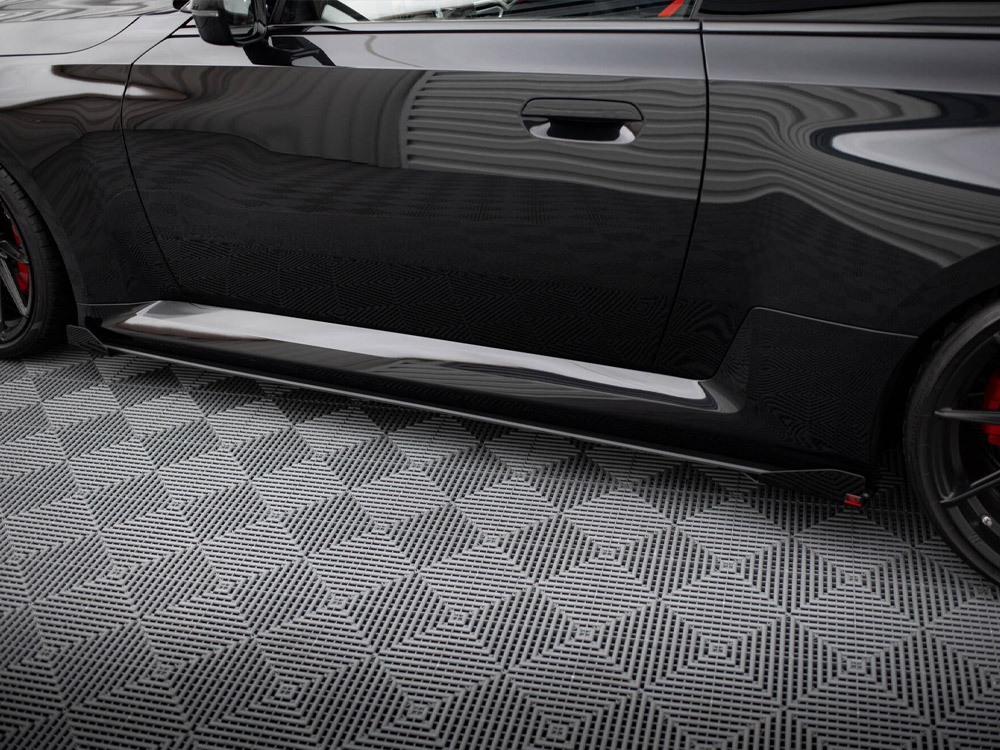 Street PRO Side Skirts Diffusers V.1 + Flaps BMW M2 G87 - 4 