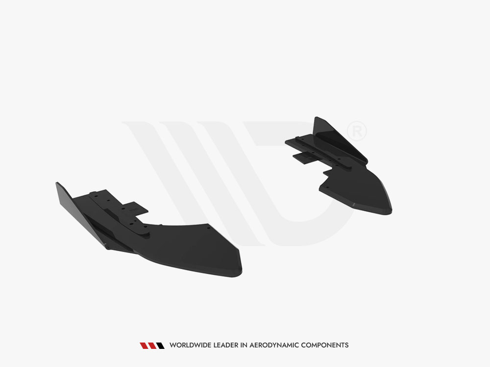Street Pro Rear Side Splitters + Flaps Audi RS3 Sedan 8V Facelift - 5 