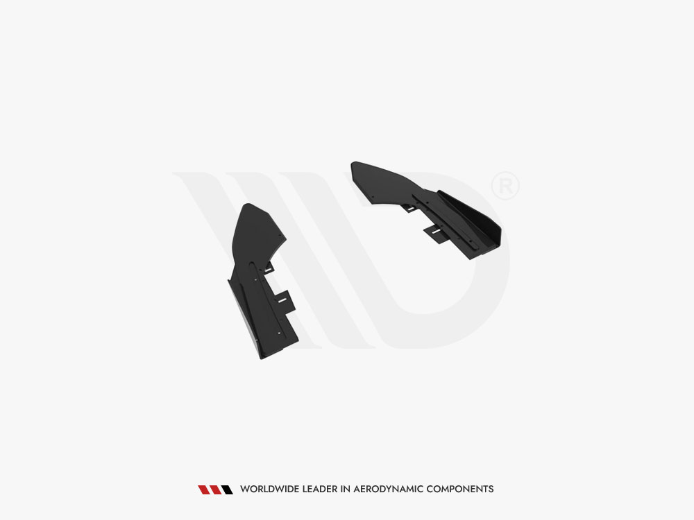 Street Pro Rear Side Splitters + Flaps Audi RS3 Sedan 8V Facelift - 6 