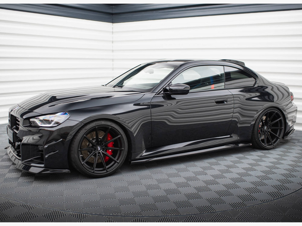 Side Skirts Diffusers V.2 compatible with BMW M2 G87 - 2 