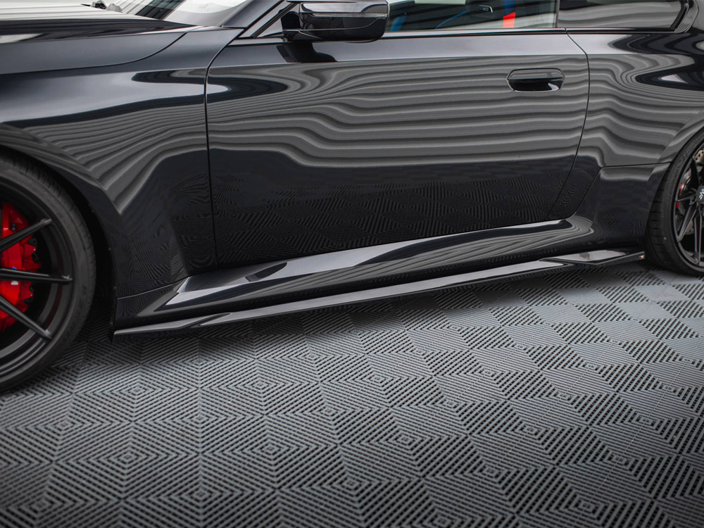 Side Skirts Diffusers V.2 compatible with BMW M2 G87 - 3 