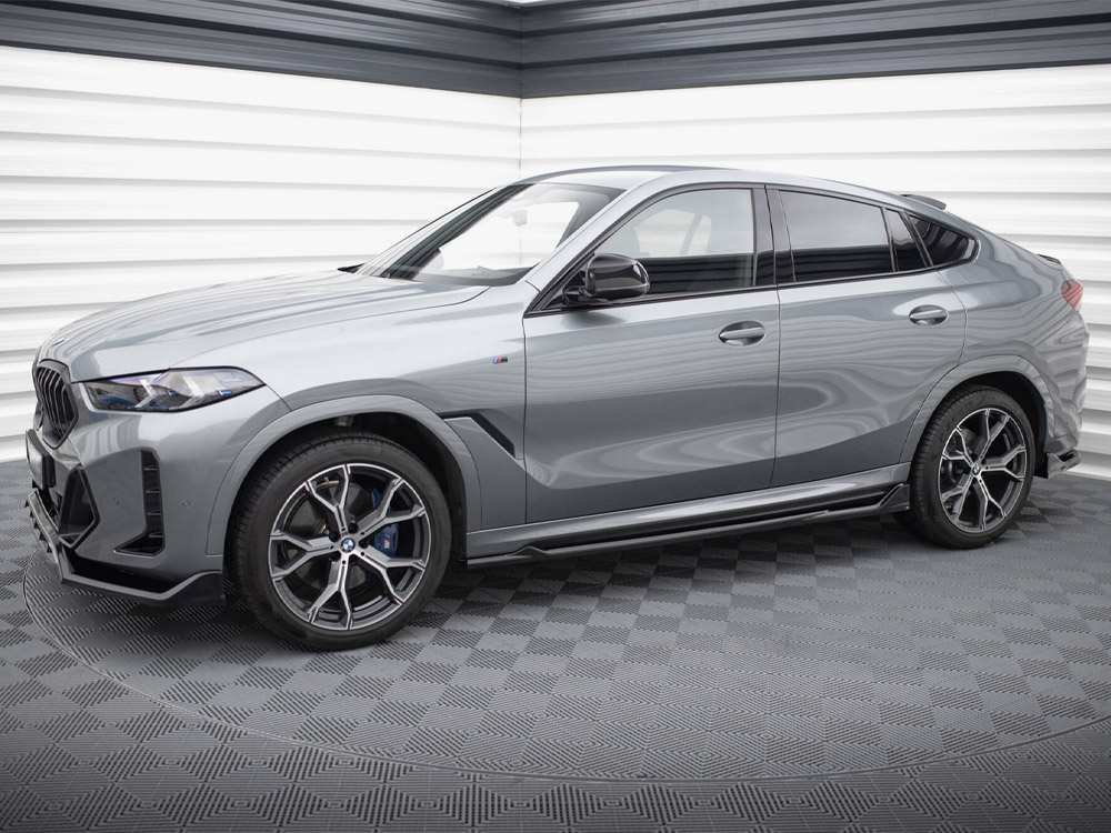 Side Skirts Diffusers V.2 BMW X6 M-Pack G06 Facelift - 2 