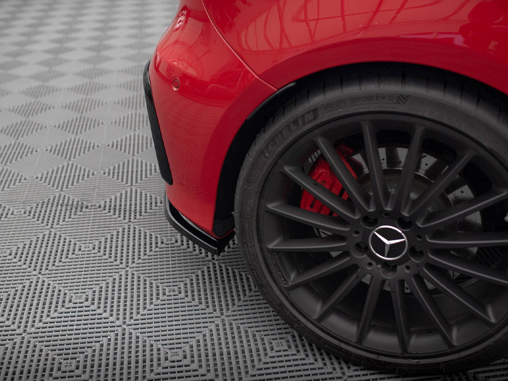 Rear Side Splitters Mercedes A W176 AMG Facelift - 5 