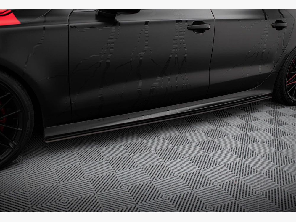 Street PRO Side Skirts Diffusers Audi A7 RS7 Look C7 - 3 