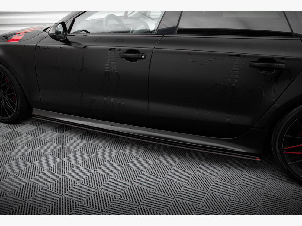 Street PRO Side Skirts Diffusers Audi A7 RS7 Look C7 - 4 
