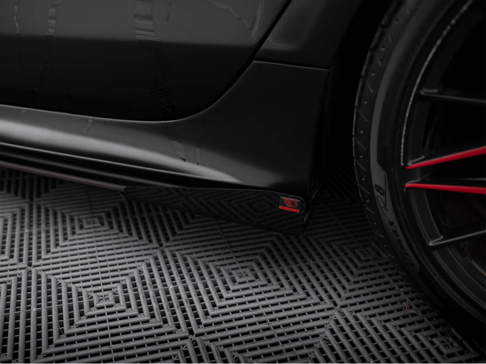 Street PRO Side Skirts Diffusers + Flaps Audi A7 RS7 Look C7 - 5 