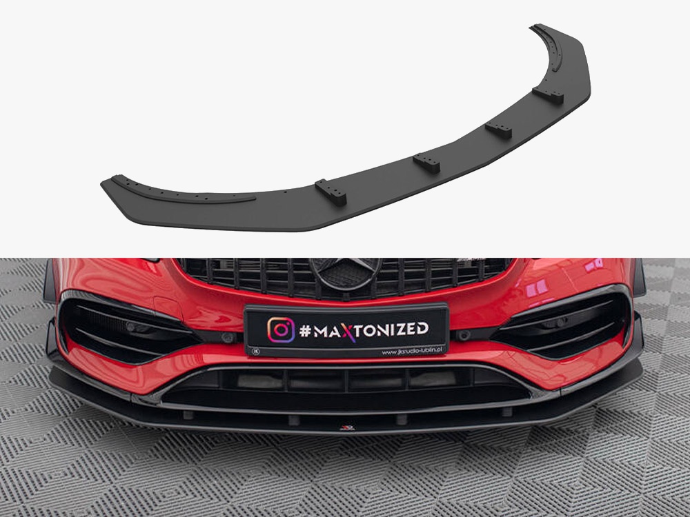 Street PRO Front Splitter Mercedes-Benz A 45 AMG Aero W176 Facelift - 1 