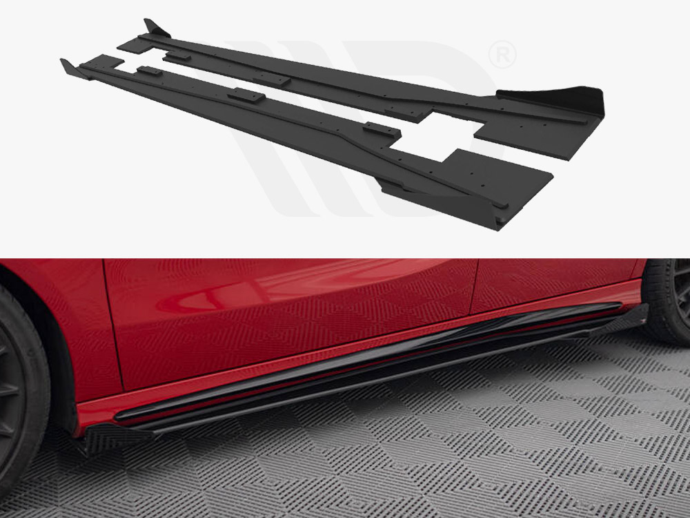 Street PRO Side Skirts Diffusers + Flaps Mercedes-Benz A 45 AMG W176 Facelift - 1 