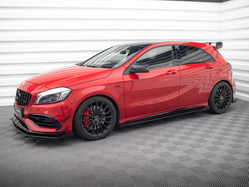 Street PRO Side Skirts Diffusers + Flaps Mercedes-Benz A 45 AMG W176 Facelift - 2 