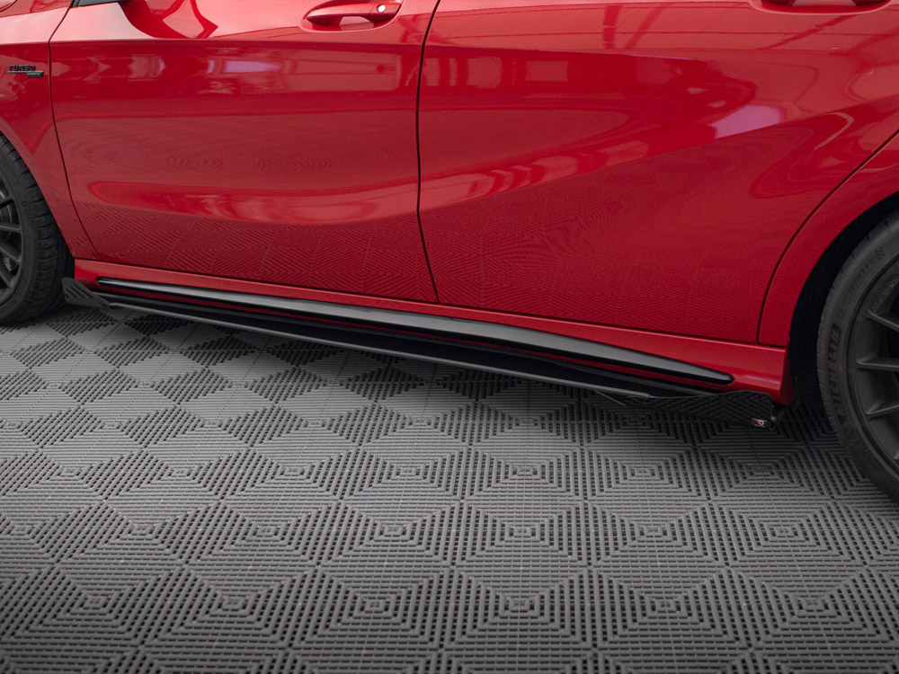 Street PRO Side Skirts Diffusers + Flaps Mercedes-Benz A 45 AMG W176 Facelift - 4 