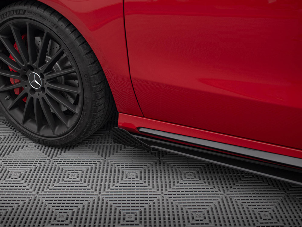 Street PRO Side Skirts Diffusers + Flaps Mercedes-Benz A 45 AMG W176 Facelift - 5 