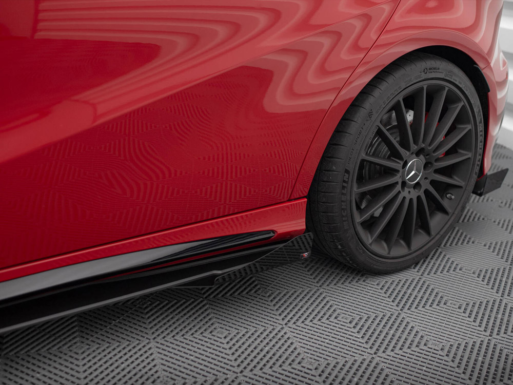 Street PRO Side Skirts Diffusers + Flaps Mercedes-Benz A 45 AMG W176 Facelift - 6 