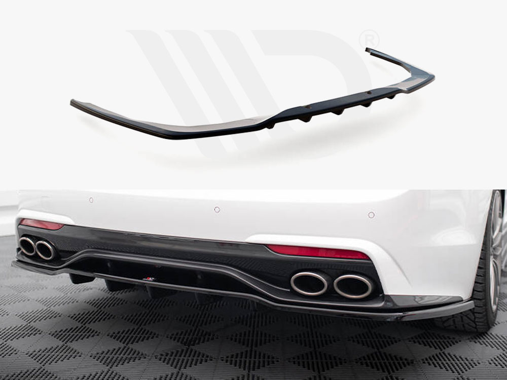 Central Rear Splitter (Vertical Bars) Kia Stinger Mk1 - 1 