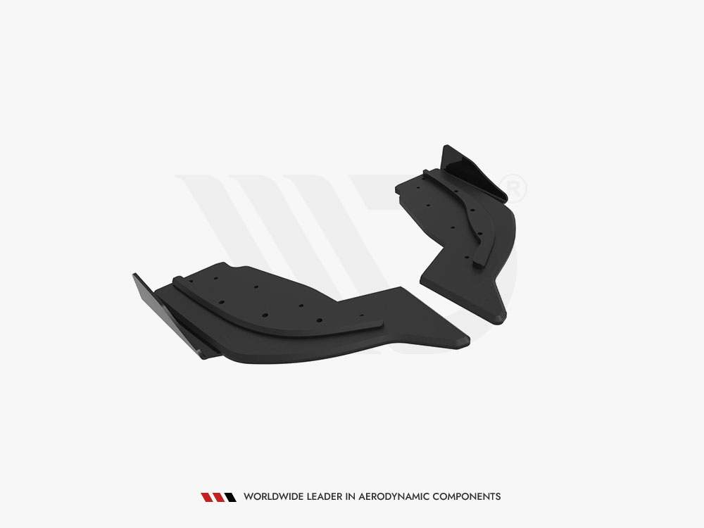 Street Pro Rear Side Splitters V.2 + Flaps V.2 BMW 1 F40 M-Pack / M135i - 5 