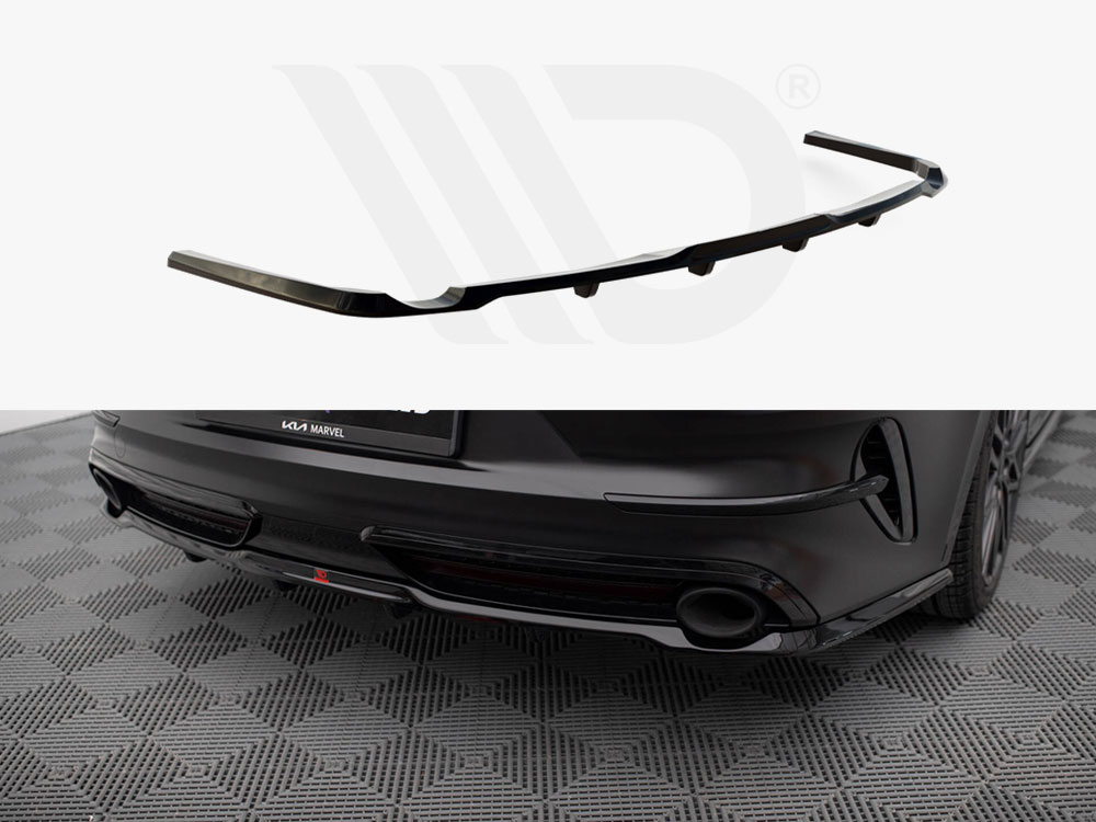 Central Rear Splitter (Vertical Bars) KIA ProCeed GT Mk1 Facelift - 1 