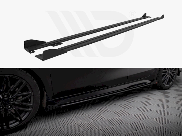 Street PRO Side Skirts Diffusers + Flaps KIA ProCeed GT Mk1 Facelift