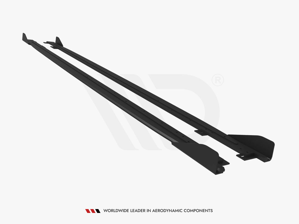 Street PRO Side Skirts Diffusers + Flaps Kia Proceed GT / GT-Line Mk1 Facelift / Ceed GT Mk3 Facelift  - 7 