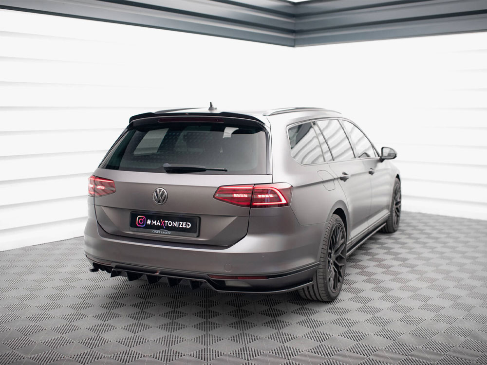 Rear Splitter (Vertical Bars) Volkswagen Passat R-Line B8 - 2 