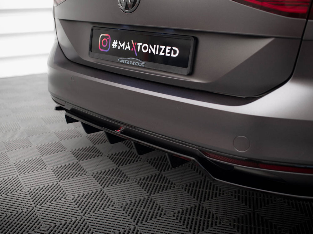 Rear Splitter (Vertical Bars) Volkswagen Passat R-Line B8 - 5 