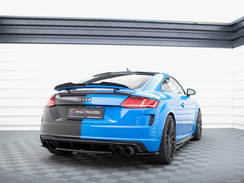 Central Rear Splitter Audi TT S 8S Facelift - 3 