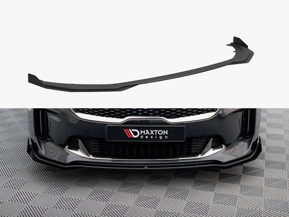Street PRO Front Splitter + Flaps Kia Stinger GT / GT-Line / Standard Mk1 - 1 