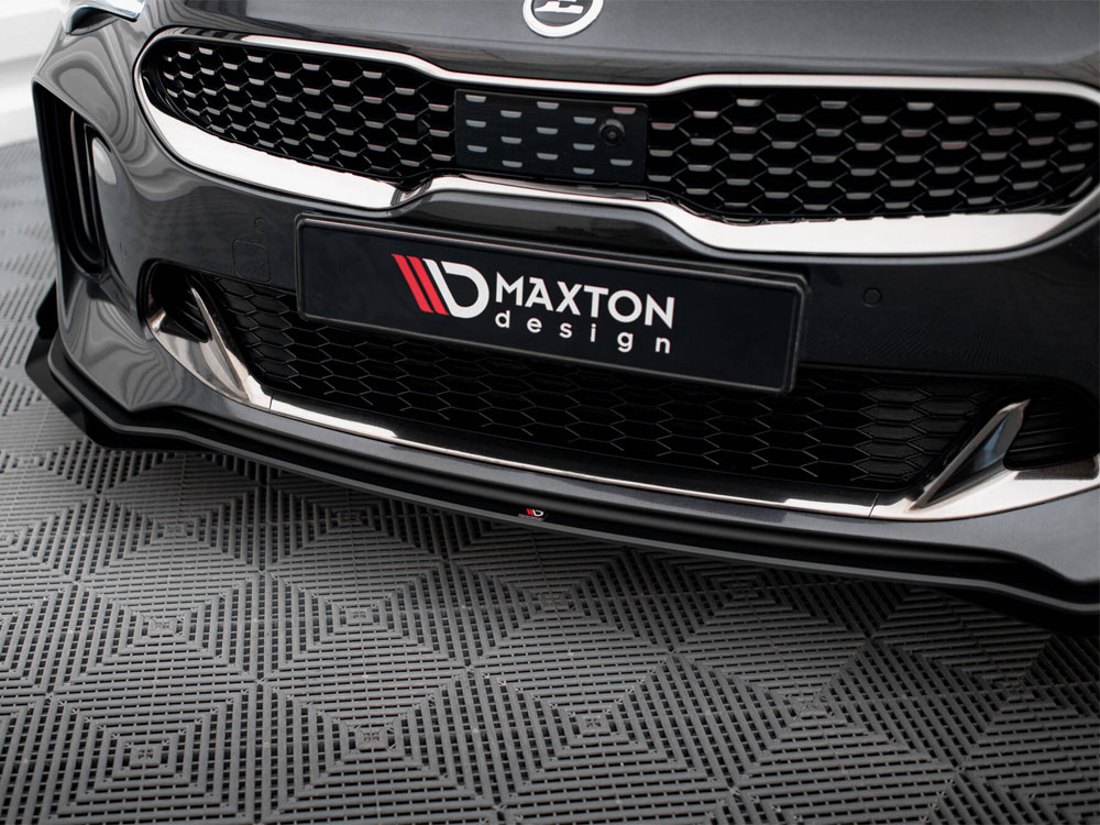Street PRO Front Splitter + Flaps Kia Stinger GT / GT-Line / Standard Mk1 - 4 