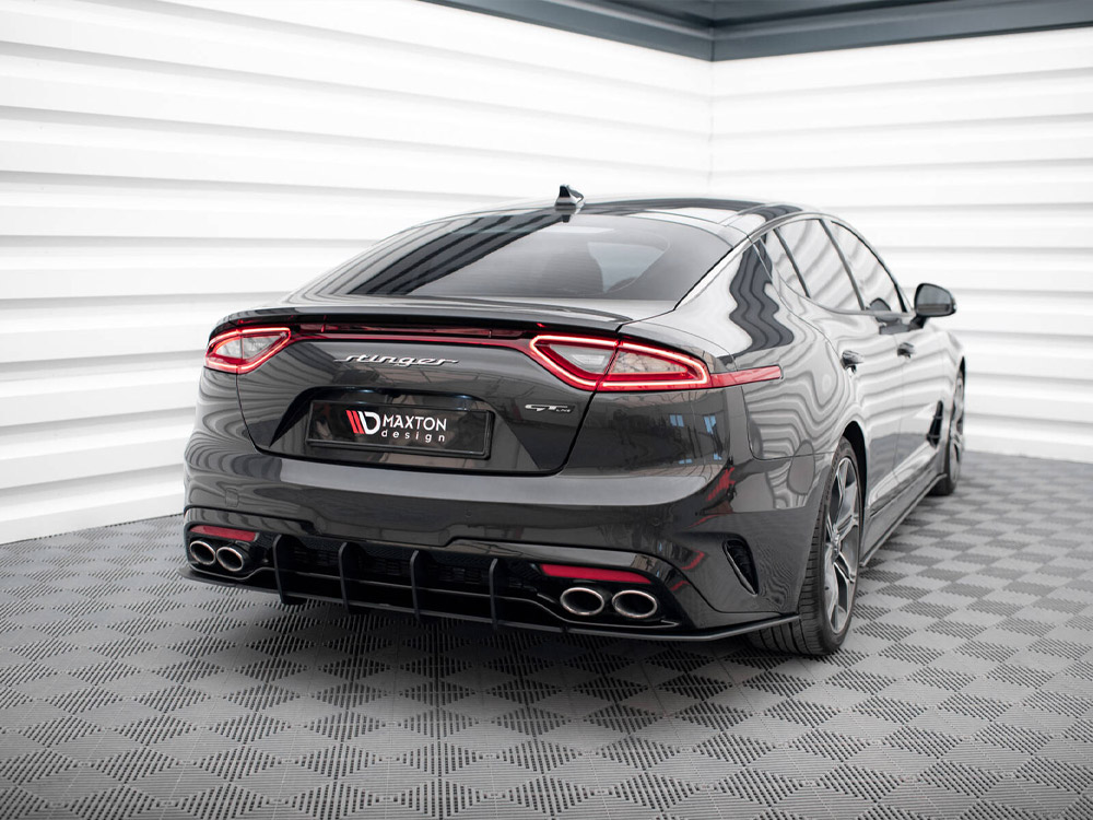 Street Pro Rear Side Splitters Kia Stinger GT / GT-Line Mk1 - 2 