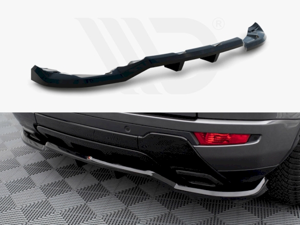 Rear Splitter (Vertical Bars) Land Rover Range Rover Evoque HSE Dynamic Mk1 Facelift