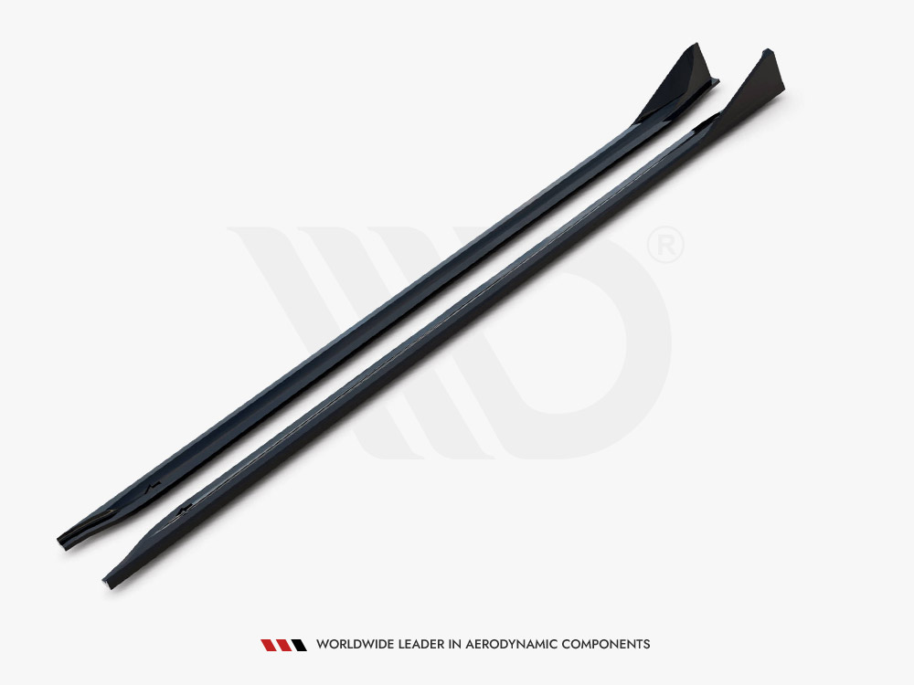 Side Skirts Diffusers V.3 CSL Look compatible with BMW M3 Sedan / Touring G80 / G81 - 5 