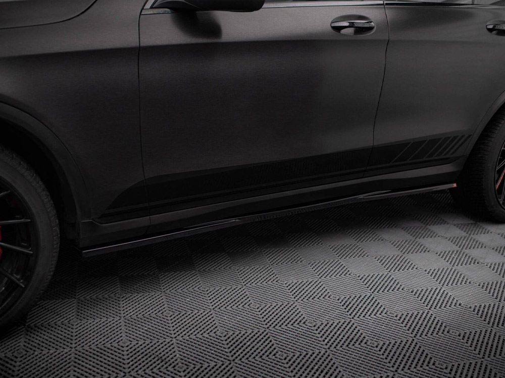 Side Skirts Diffusers V.2 Mercedes-Benz GLC Coupe AMG-Line C253 - 3 