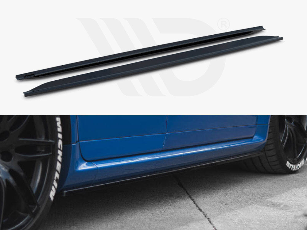 Side Skirts Splitters Audi RS4 B7 - 1 