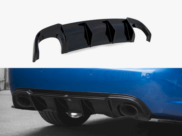 パーツ AUDI RS4 Rear Diffuser Bumper Extensions Audi - RS4 - Rear Diffusers - Maxton Design UK